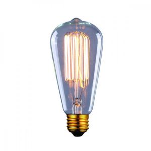 Ampoule décorative vintage ambre ST45
