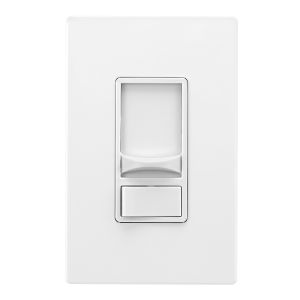 Gradateur à glissière blanc