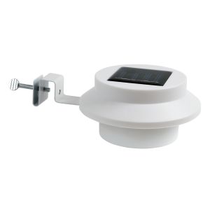 Lampe solaire pour gouttière avec écrou