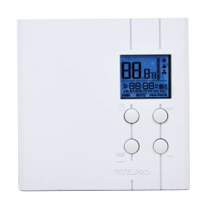 Thermostat électronique programmable blanc