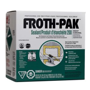Produit d'étanchéité à deux composantes Froth-Pak pour 200 pi2