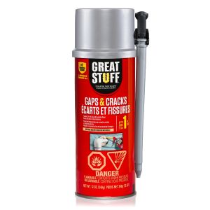 Mousse isolante expansion minimale pour écarts et fissures Great Stuff