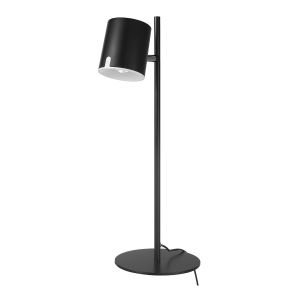 Lampe de bureau à gradateur intégré noire