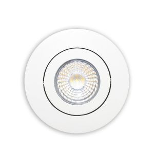 Luminaire encastré dirigeable DEL mince 3.5 po blanc 