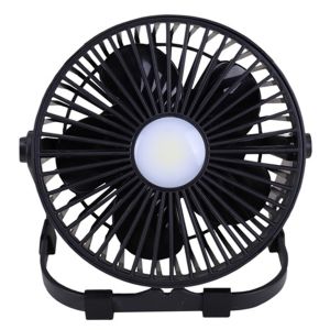 Ventilateur avec lumière rechargeable à 3 modes
