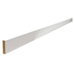 Moulure rectangulaire MDF avec apprêt blanc