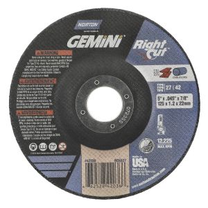 Disque métallique Gemini à tronçonner Type 27