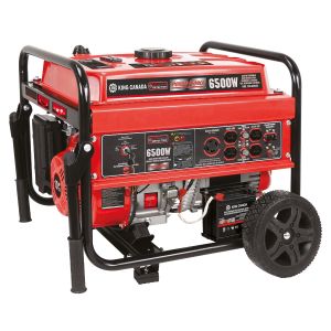 Génératrice à essence 6500 W sur roues avec démarrage électrique