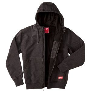 Manteau hoodie noir medium