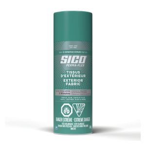 Peinture et apprêt pour tissus extérieur Perma-Flex Couleur Îles romantiques 340 g Fini satiné.