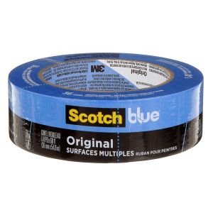 Ruban à masquer SCOTCH bleu surfaces multiples 36 mm x 55 m.