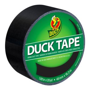 Ruban DUCK TAPE noir 48 mm x 18.2 m.
