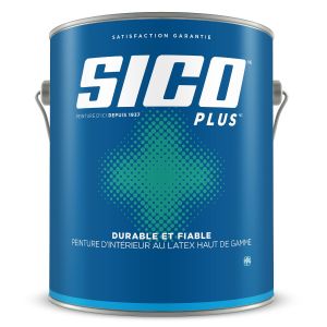 Peinture d'intérieur au latex SICO PLUS Base 3 Format 3.78 L Blanc Fini mat.