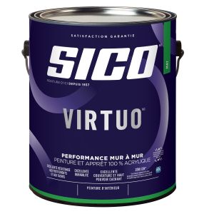 Peinture et apprêt acrylique pour l'intérieur SICO VIRTUO base 2