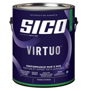 Peinture et apprêt acrylique pour l'intérieur SICO VIRTUO base 3