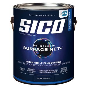 Peinture au latex avec apprêt Surface Net Base 2 Sico Format 3.66 L Fini coquille d'œuf Intérieure.
