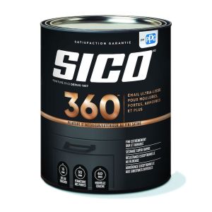 Peinture-émail à séchage rapide SICO 360° fini satiné
