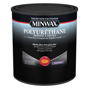 Vernis polyuréthane à base d'eau modifié à l'huile