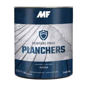 Peinture pour planchers gris moyen au fini platine fortifiée à l’uréthane 3500