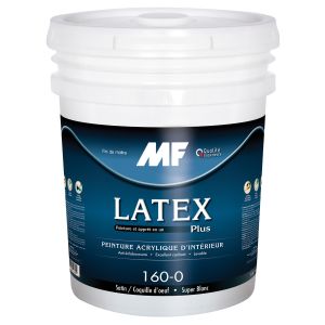 Peinture LATEX PLUS intérieure coquille d'œuf autoscellante super blanc