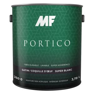 Peinture au latex fini coquille d'œuf Base foncée Portico