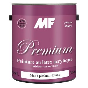Peinture intérieure à plafond au latex blanc Premium