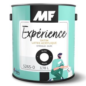 Peinture intérieure satiné MF Expérience latex/acrylique Base foncée