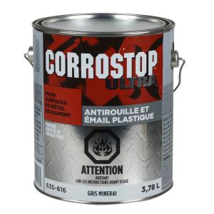 Peinture antirouille gris minerai Corrostop