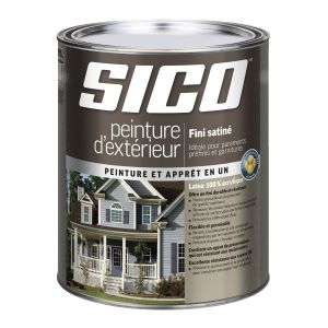 Peinture et apprêt en un Fini satiné Blanc naturel
