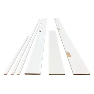 Ensemble de bâtis de porte double pré-usiné en MDF