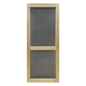 Porte moustiquaire en pin LINÉA 33 po x 81 po Pin naturel.