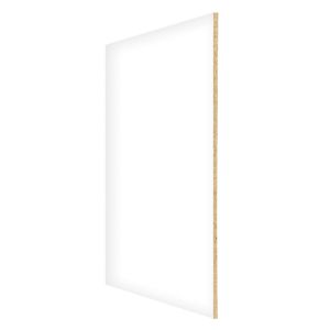 Panneau de mélamine 5/8 po x 4 pi x 8 pi Blanche.
