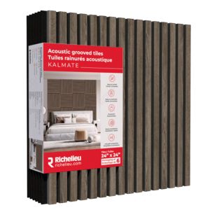 Tuile de MDF rainuré avec feutre acoustique