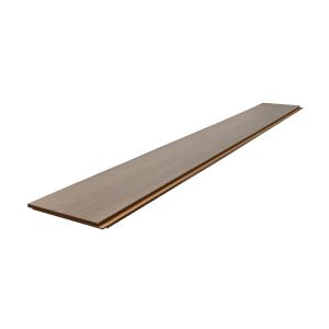 Plancher flottant AC3 de couleur Spirit mesurant 6 pouces par 48 pouces avec système Droplock et résistant à l'eau. Chaque boîte couvre 13.29 pi2 et son épaisseur est de 12 millimètres.