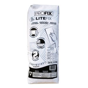 Mortier-colle Litefix blanc