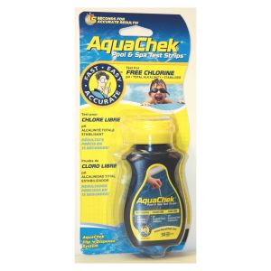 Bandelettes d'analyse d'eau de piscine et spas AQUACHEK 4 en 1