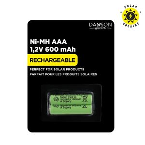Batterie rechargeable pour lampe solaire
