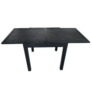 Table extensible noire CONDO PALMA