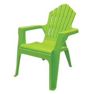 Chaise Adirondack pour enfants verte.