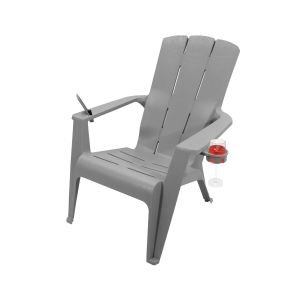 Chaise grise Adirondack