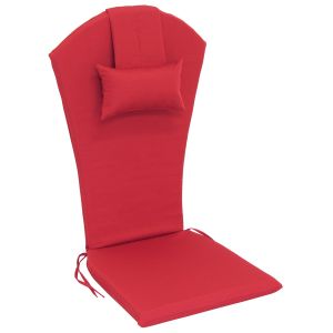 Coussin pour chaise Adirondak rouge