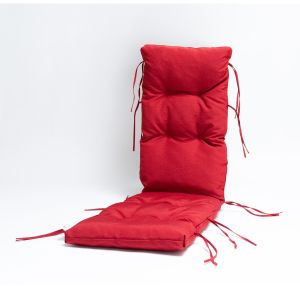 Coussin pour chaise longue rouge
