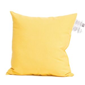 Coussin carré jaune