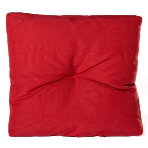 Coussin carré rouge