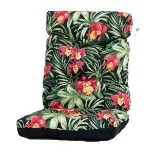 Chaise à haut dossier réversible à motifs