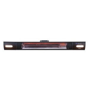 Chauffe patio/garage à infrarouge LED pour l'intérieur ou l'extérieur avec télécommande