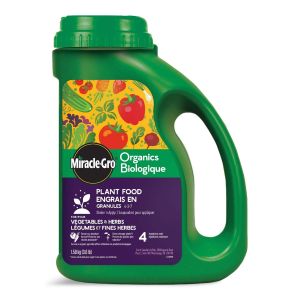 Engrais en granules pour légumes et fines herbes