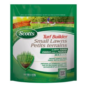 Engrais à pelouse TURF BUILDER pour petits terrains