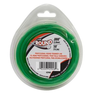 Fil de remplacement pour coupe-bordure 0.080 po x 50 pi Vert.