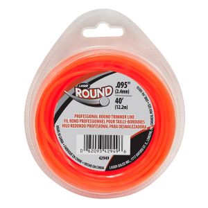 Fil de remplacement pour coupe-bordure 0.095 po x 40 pi Orange.